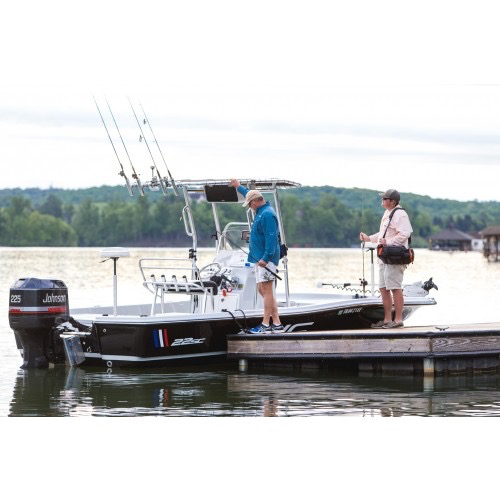 Fishmaster Original Folding TTop Black Canvas