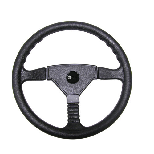 Steering Wheel - Champion Deluxe Three Spoke PVC - Dia: 340mm - 13.4in