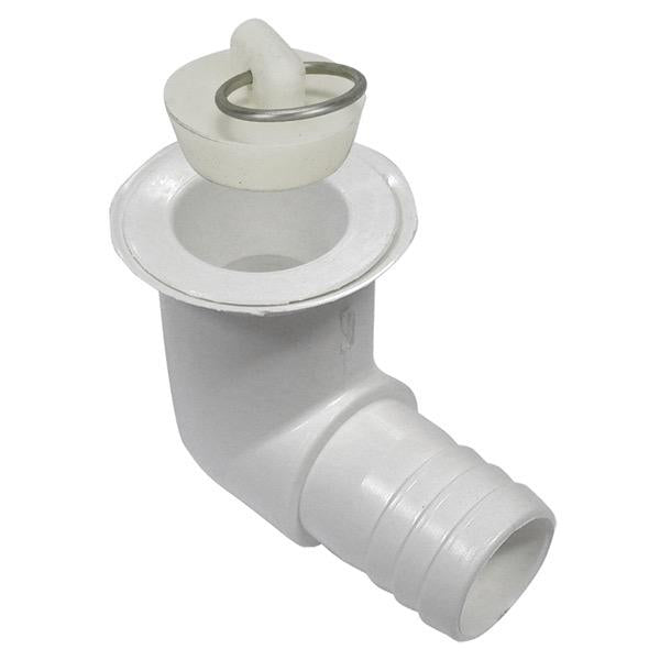 1"/25mm Complete Right Angle Sink Waste with Plug