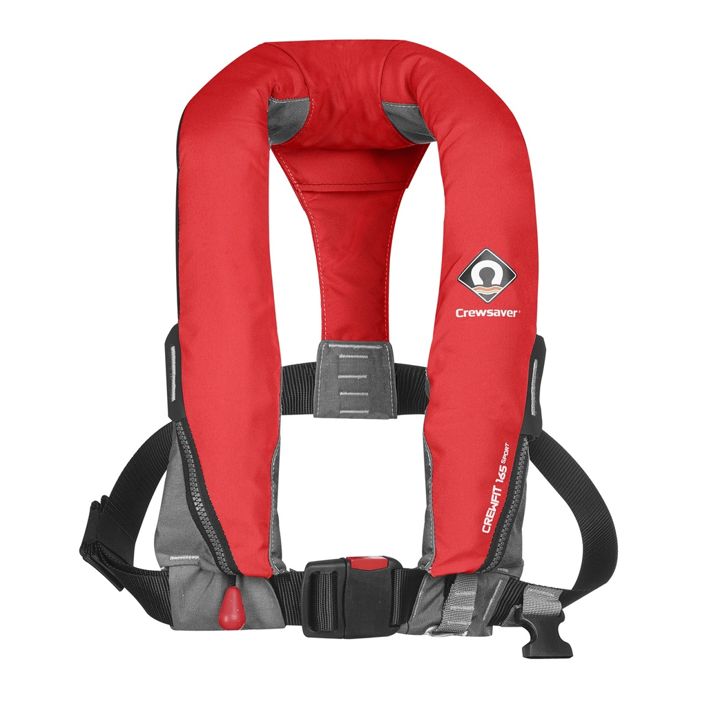 Crewfit 165N Sport Lifejacket - Manual - Non Harness (Aus) - Fiery Red