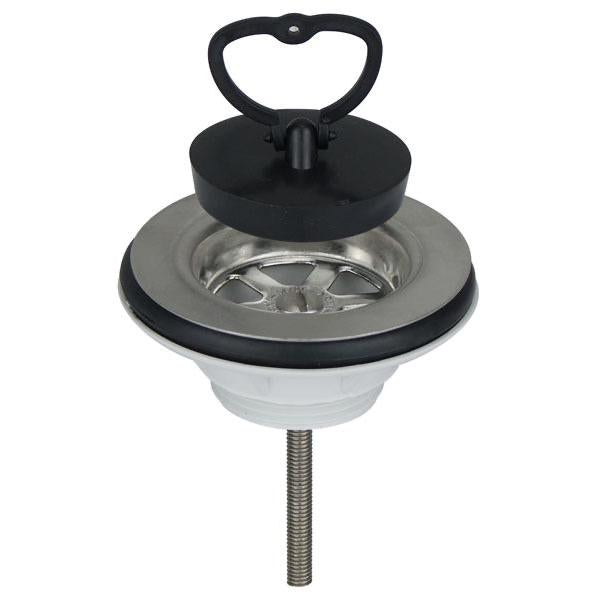 Replacement Sink Waste w/ Cap - Straight - To suit 1-1/4" BSP Outlet