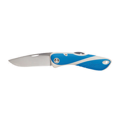 Aquaterra  Knife - Single Plain Blade - Blue/White