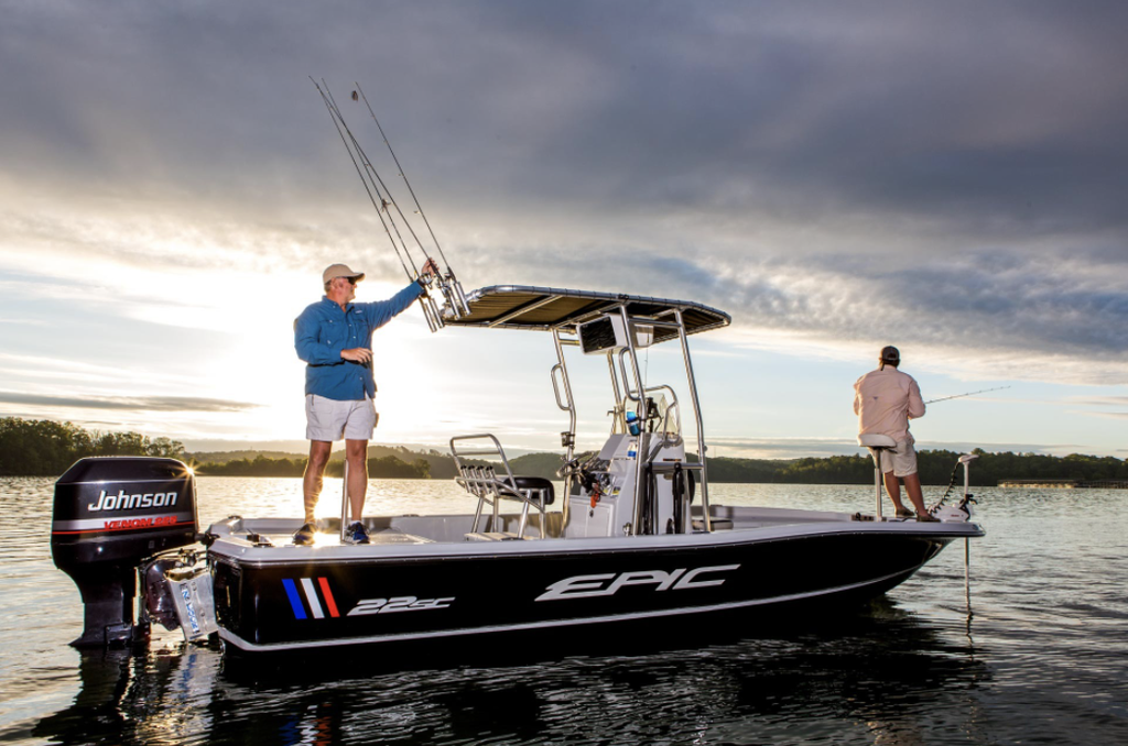 Fishmaster Original Folding TTop Blue Canvas