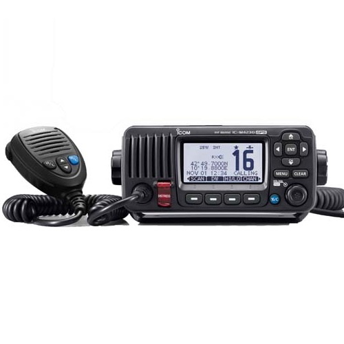 Fixed Mount VHF with GPS & DSC - Black