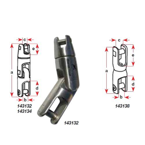 Anchor Connector Swivel - Stainless Steel