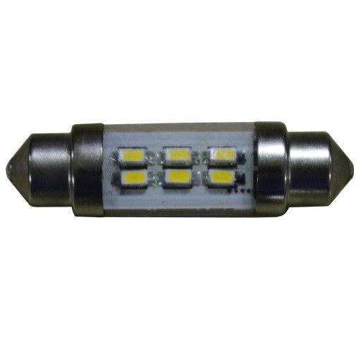 37mm Festoon 6 LEDs Waterproof 10-30V DC