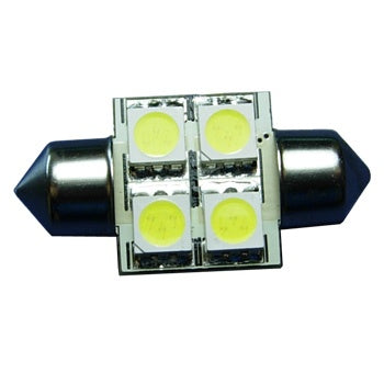 31mm Festoon 4 LEDs 8-30V DC