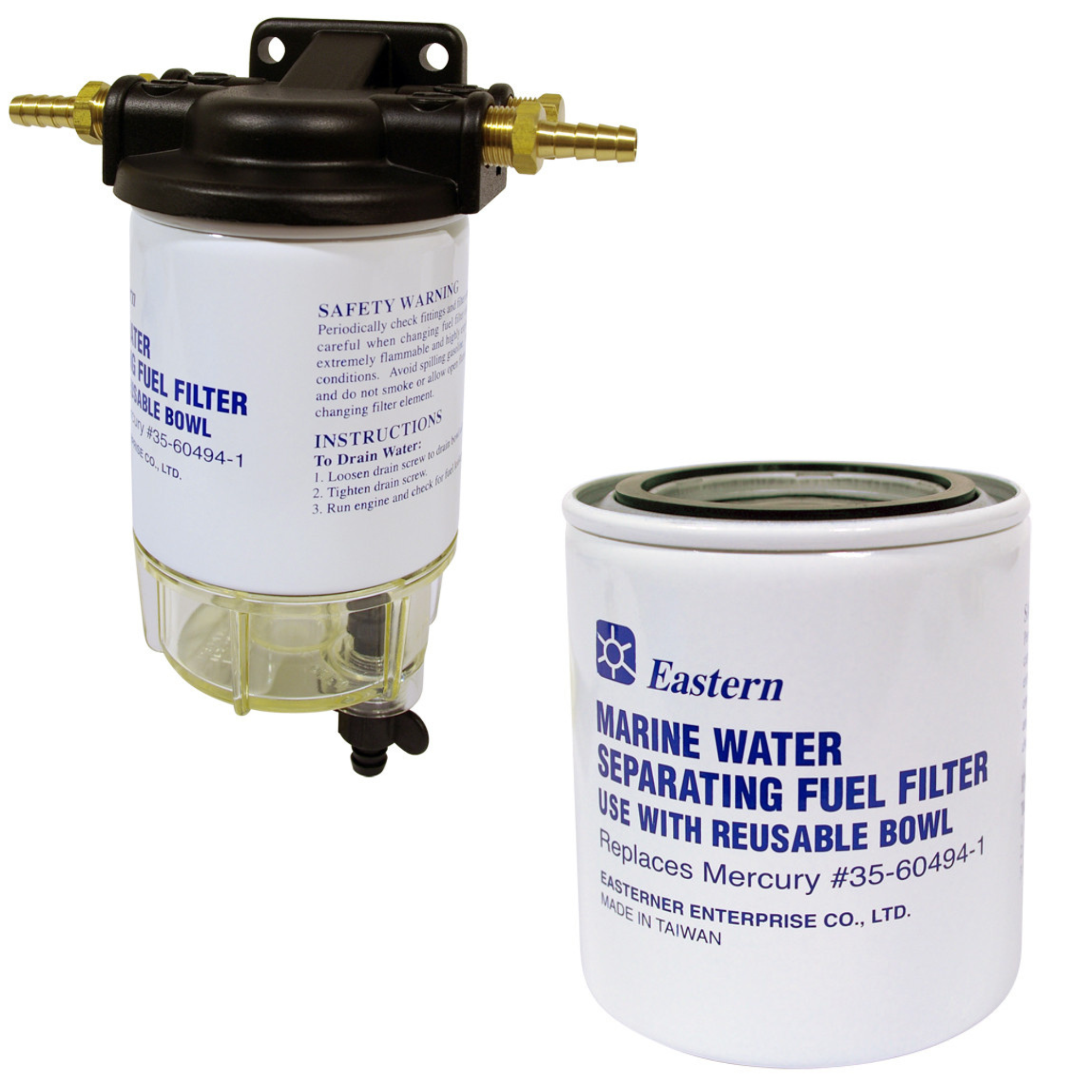 Eastener Fuel Filter + Spare Element