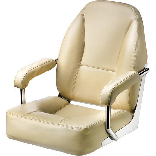 MASTER Helm seat with Stainless Steel - Cream