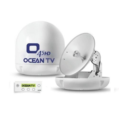 45cm OCEAN TV Fully Automatic Marine Satellite TV Antenna