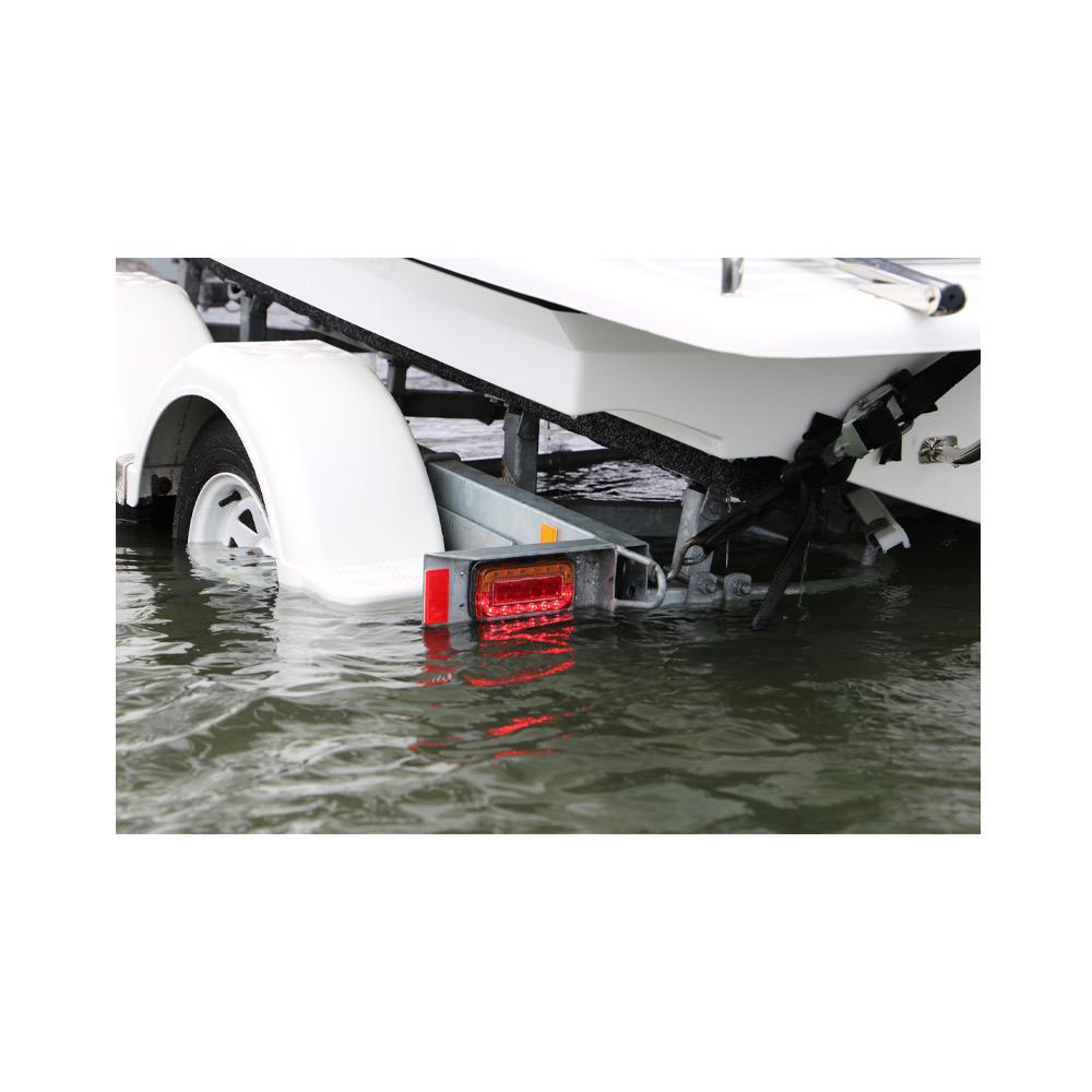 12V Model 37 L.E.D Slimline Rear Stop/Tail, Direction Indicator Lamps w/ Licence Plate Lamp