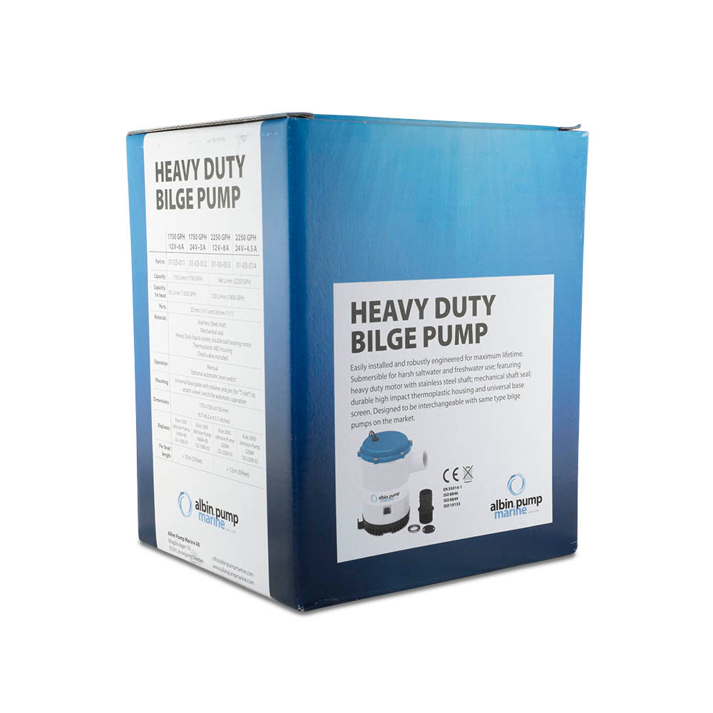 Albin - Bilge Pump Heavy Duty 1750 GPH