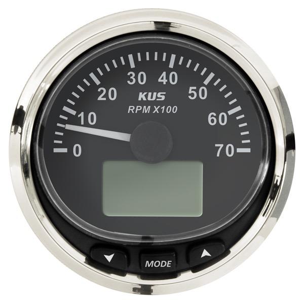 12V Multi-Function Tachometer Gauge NMEA 2000 - 85mm Dia.