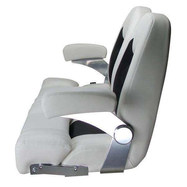 Double Cruiser Series Seat - White/Black