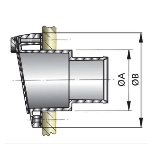 Synthetic Transom Exhaust Connection