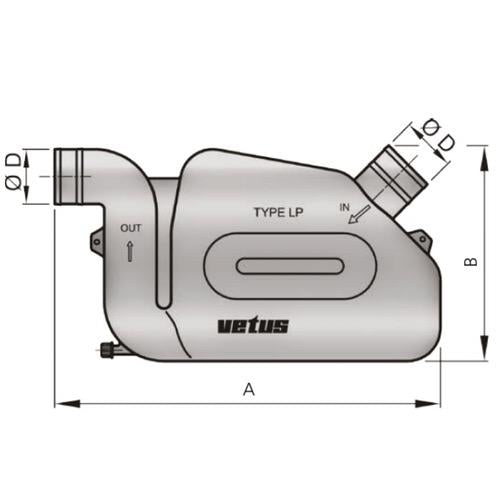 Waterlock - "Super" - Capacity: 10.5L for  50mm Hose Dia