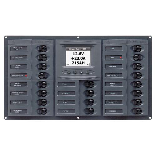 Contour' Circuit Breaker Panel - With Digital Meter - 20 Loads