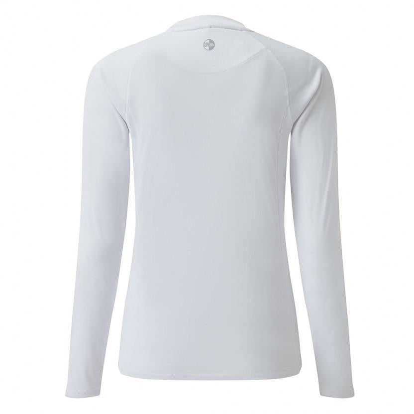 Womens UV Tec Long Sleeve Tee - White