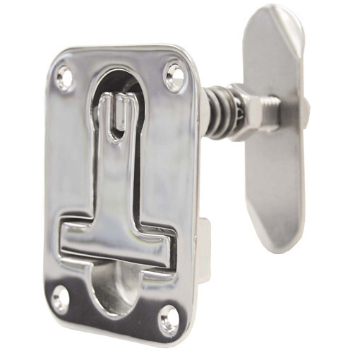 Cast 316 Stainless Steel Hatch Latch - (Fastening Holes in Top Plate)