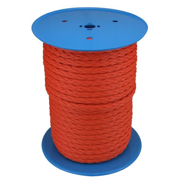 Polyethylene Skit Rope 12 Strand - 12mm x 100m - Orange