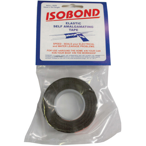 Rubber Self Amalgamating Tape - Black 5m