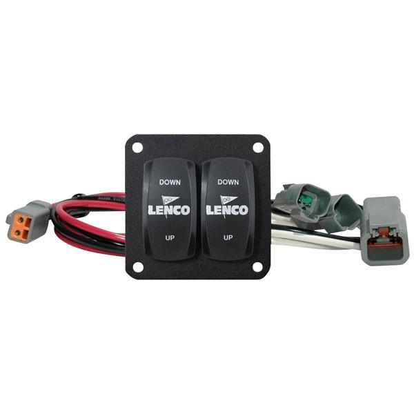 Trim Tab Switch Kit - 12/24V Double Rocker Tactile Switch Kit - Suits Single Actuator
