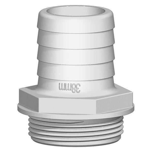 1-1/2" BSP (M) Tank Fitting - Straight