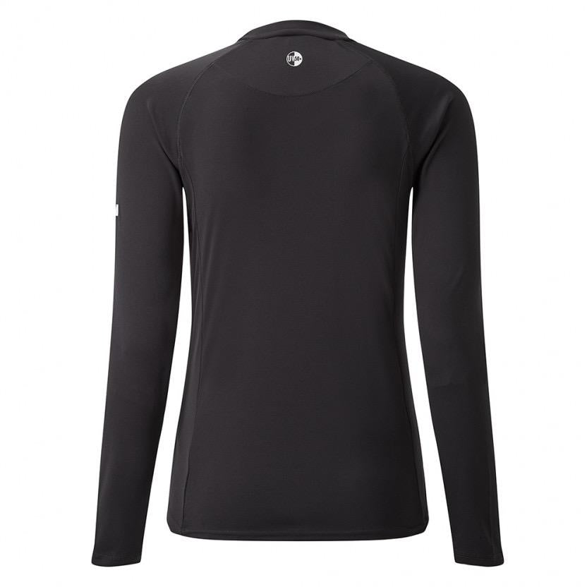 Womens UV Tec Long Sleeve Tee Charcoal