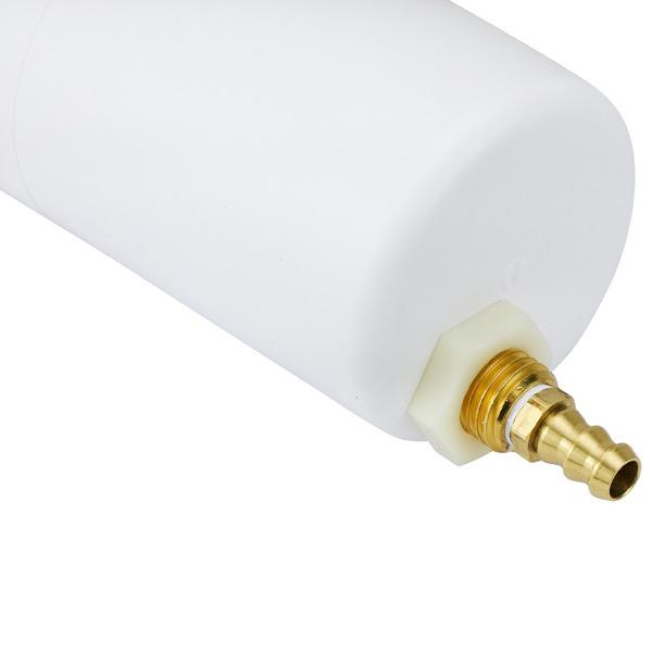 Flush Mount Washdown Hose Kit 4.5m - Blue Hose Polar White Housing