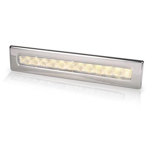 Waiheke LED Strip Lamp - Stainless Steel Rim - 12V Warm White Light
