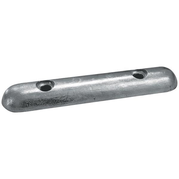 Zinc Oblong Block Anode Bolt-on - 2 Holes