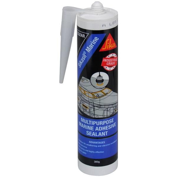 Sikasil Marine Multipurpose Silicone Adhesive Sealant Cartridge - Translucent - 300g