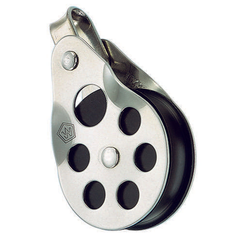 Land-yacht Block (Curved) Sheave Dia 50mm - Single