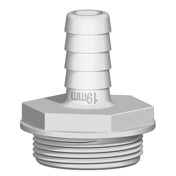 1-1/2" BSP (M) Tank Fitting - Straight