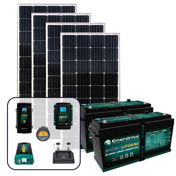 2 x 200Ah B-TEC incl. 720W Solar, DC40, AC60, EPRO+ & 2600X