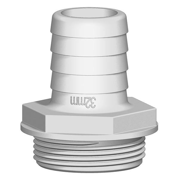 1-1/2" BSP (M) Tank Fitting - Straight