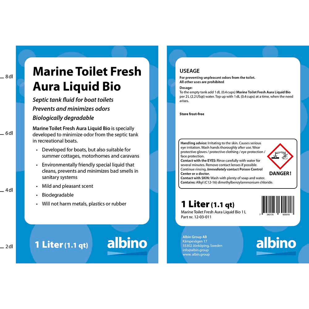 Albin - Marine Toilet Fresh Aura Liquid Bio