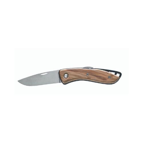 Aquaterra Knife w/ Wooden Handle Single Plain Blade