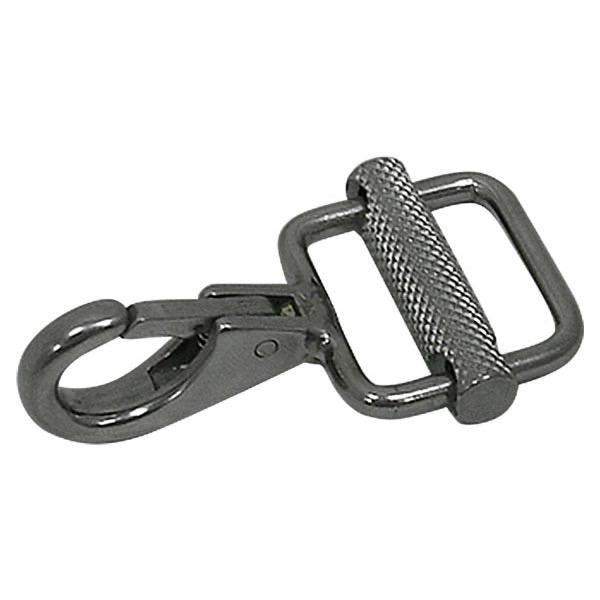 S/S Webbing Snap Adjustable Hook - Suits 25mm - 65(L) x 40(W)mm