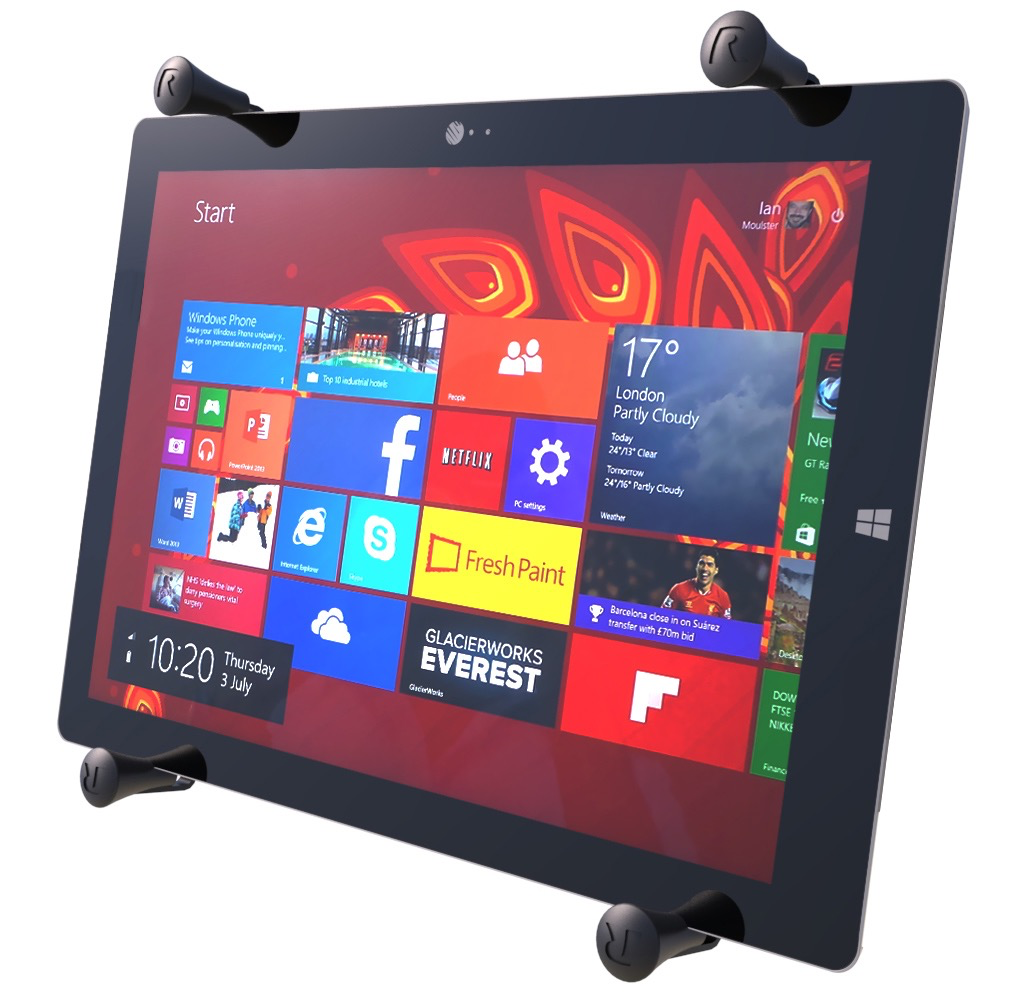 RAM X Grip 12" tablets