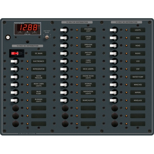 DC Main + 35 Positions, White Toggle