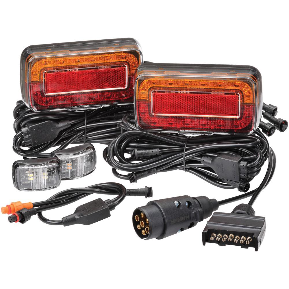 12V Model 37 L.E.D 'Plug and Play' Trailer Lamp Kit (Submersible) to suit Boat Trailers up to 7m (22ft)