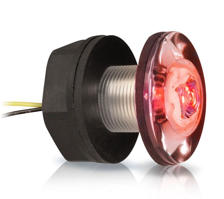 LED Livewell Lamp - Red - 12V