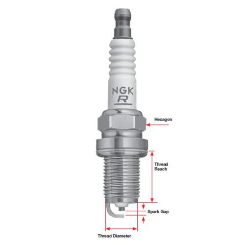 Marine Spark Plug - Type: DCPR6E