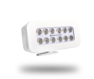 12 LED Bracket Mount Spreader Light with White Bezel