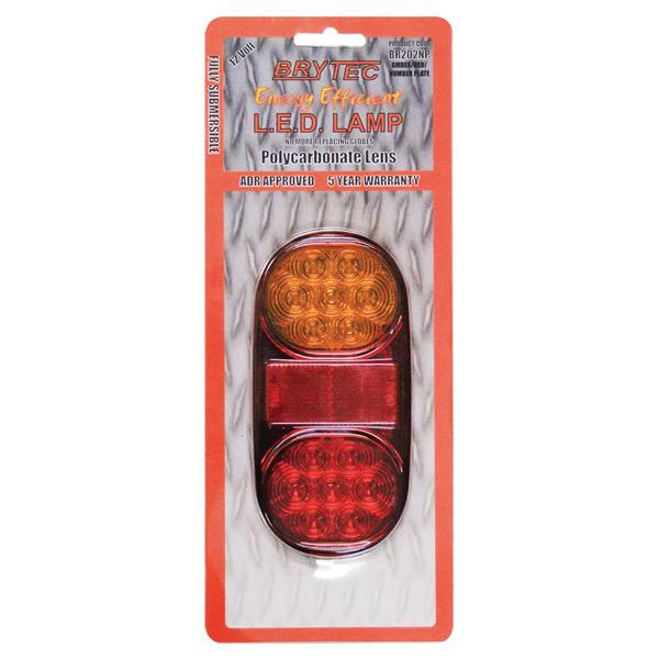10-30V LED Trailer Light - 162mm