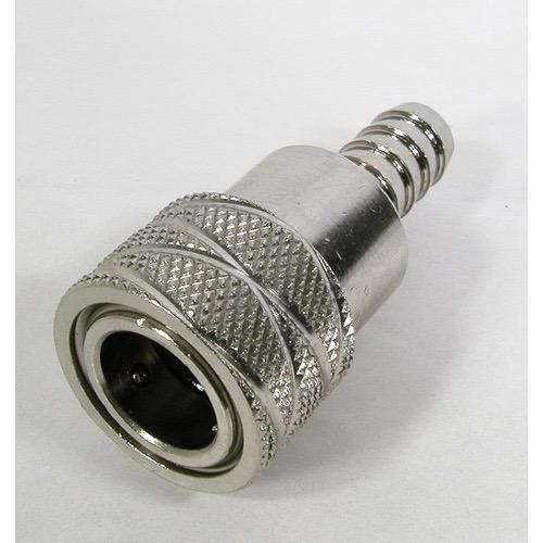 Fuel Line Fitting - Chrome Plated Brass - Tohatsu & Mercury International (Up to 40HP) - Hose: 8-10mm