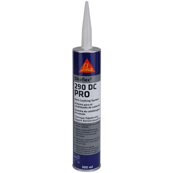 Sikaflex 290 DC Pro Weather Resistant Deck Caulking Polyurethane Sealant - Black - 310ml