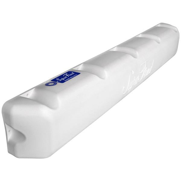 Straight Dock Fender - White