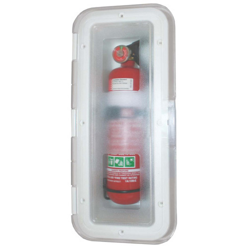 Fire Exting Box - Transparent Hinged Door - Deluxe - 1kg